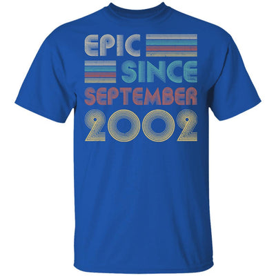 Epic Since September 2002 Vintage 19th Birthday Gifts-T-Shirt & Hoodie-Classic T-Shirt-Royal