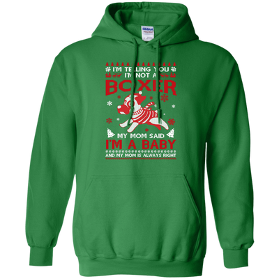 I'm Telling You I'm Not A Boxer-T-Shirt & Hoodie-Pullover Hoodie-Irish Green