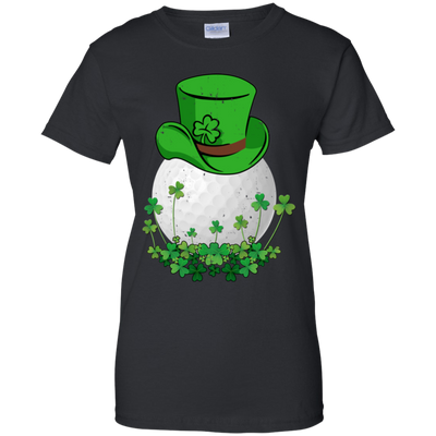 Shamrock Golf Leprechaun St Patricks Day-T-Shirt & Hoodie-Women's T-Shirt-Black