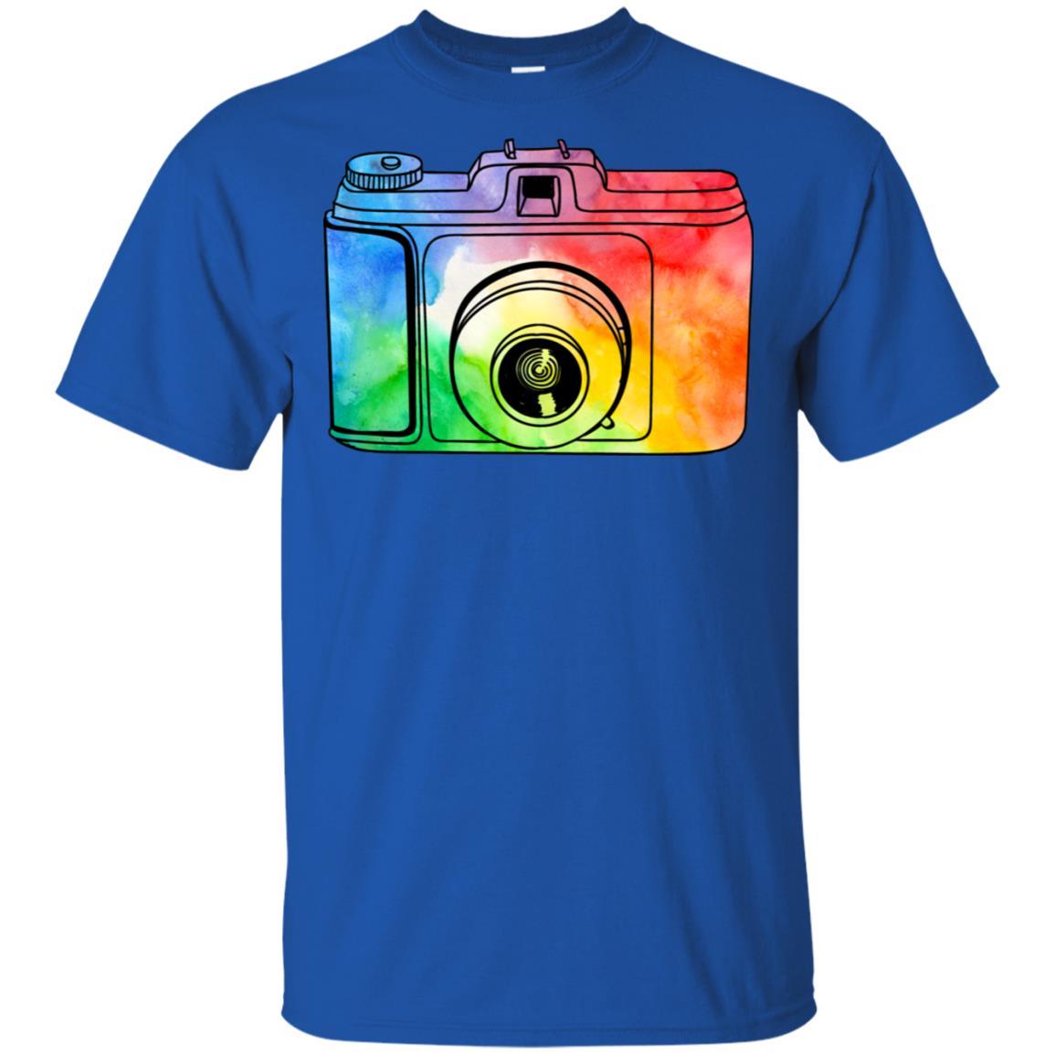 Awesome Camera Of Photographer Photography Colourful-T-Shirt & Hoodie-Classic T-Shirt-Royal