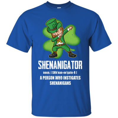 Shenanigator Person Who Instigates Shenanigans Irish-T-Shirt & Hoodie-Classic T-Shirt-Royal