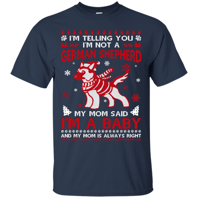 I'm Telling You I'm Not A German Shepherd-T-Shirt & Hoodie-Classic T-Shirt-Navy