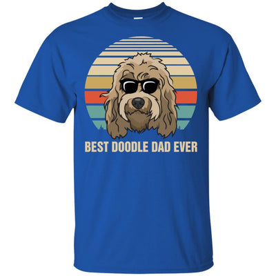 Vintage Doodle Dad Gifts Best Doodle Dad Ever-T-Shirt & Hoodie-Classic T-Shirt-Royal