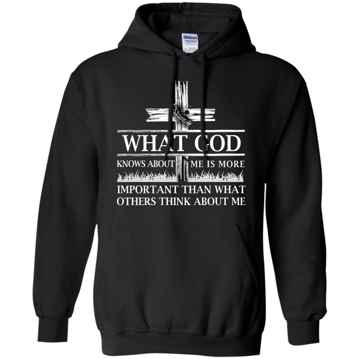What God Knows About Me Is More Important-T-Shirt & Hoodie-Pullover Hoodie-Black