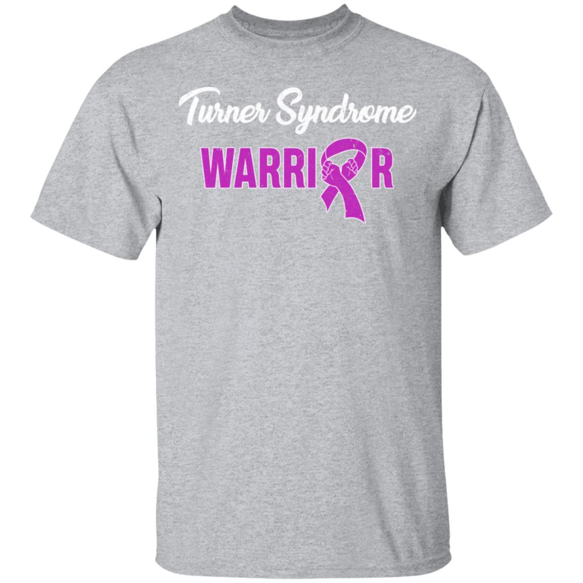 Turner Syndrome Warrior-T-Shirt & Hoodie-Classic T-Shirt-Sport Grey