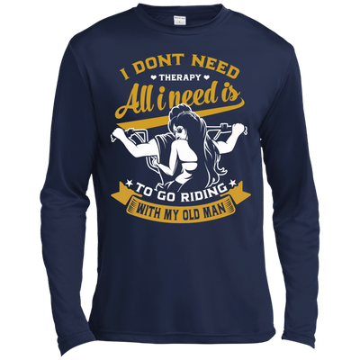 I Don't Need Therapy-T-Shirt & Hoodie-Long Sleeve T-Shirt-Navy