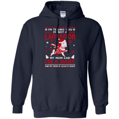 I'm Telling You I'm Not A Labrador-T-Shirt & Hoodie-Pullover Hoodie-Navy