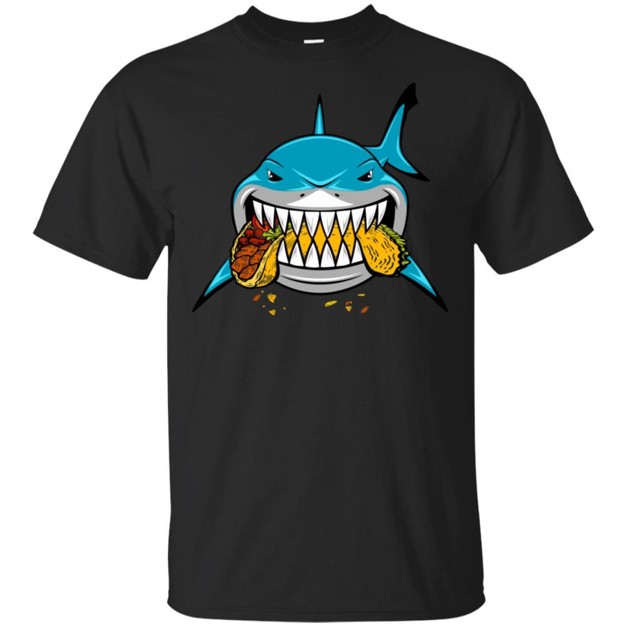 Shark Eating Taco Food Lover Gift-T-Shirt & Hoodie-Classic T-Shirt-Black