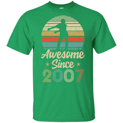 Vintage Flossing Awesome Since 2007 14th Birthday Gift Youth-Youth Shirt-Youth T-Shirt-Irish Green