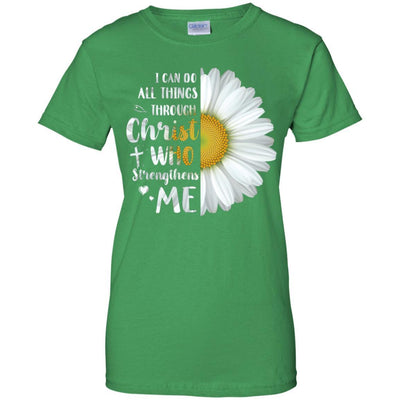 I Can Do All Things Through Christ Philippians 4:13-T-Shirt & Hoodie-Women's T-Shirt-Irish Green