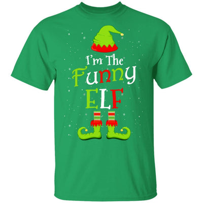 I'm The Funny Elf Family Matching Funny Christmas Group Gift-T-Shirt & Sweatshirt-Classic T-Shirt-Irish Green