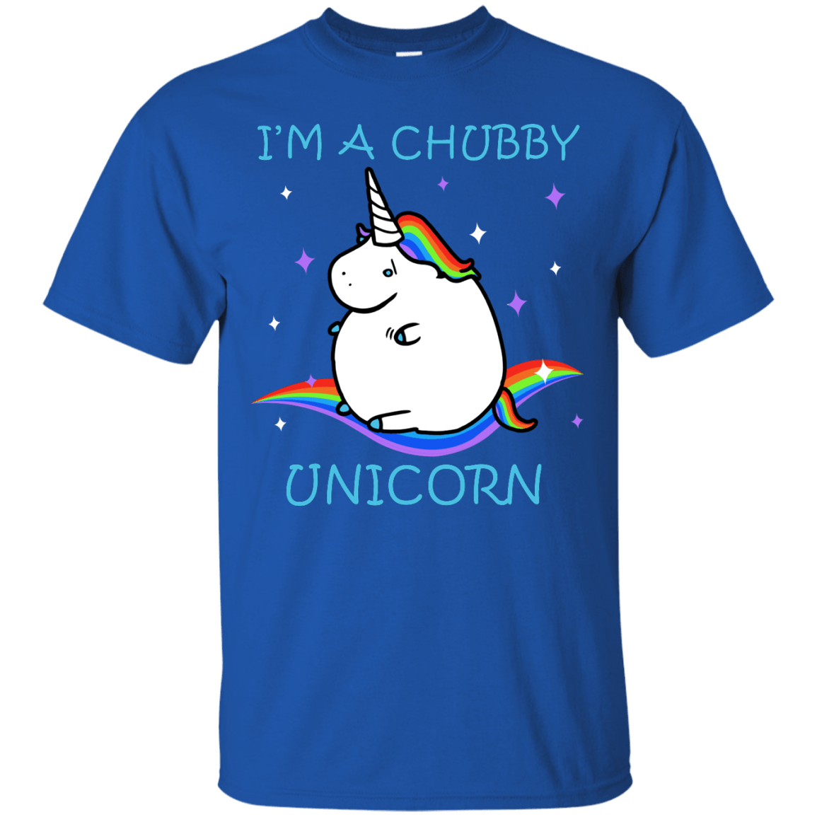 I'm A Chubby Unicorn-T-Shirt & Hoodie-Classic T-Shirt-Royal