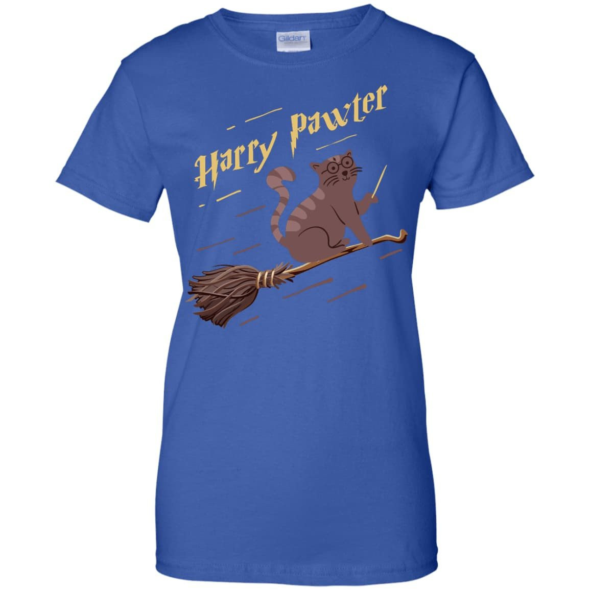 Harry Pawter Cat Lover-T-Shirt & Hoodie-Women's T-Shirt-Royal