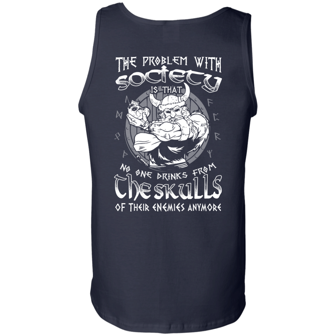 The Problem With Society-T-Shirt & Hoodie-Unisex Tank-Navy