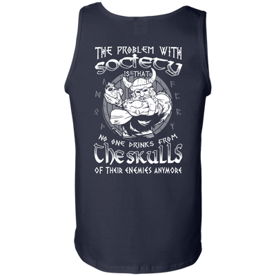 The Problem With Society-T-Shirt & Hoodie-Unisex Tank-Navy