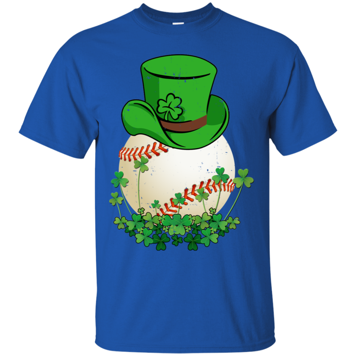 Shamrock Baseball Leprechaun St Patricks Day-T-Shirt & Hoodie-Classic T-Shirt-Royal