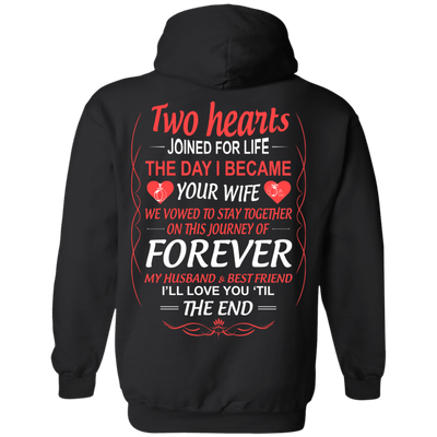 LOVE YOU TILL THE END-T-Shirt & Hoodie-Pullover Hoodie-Black