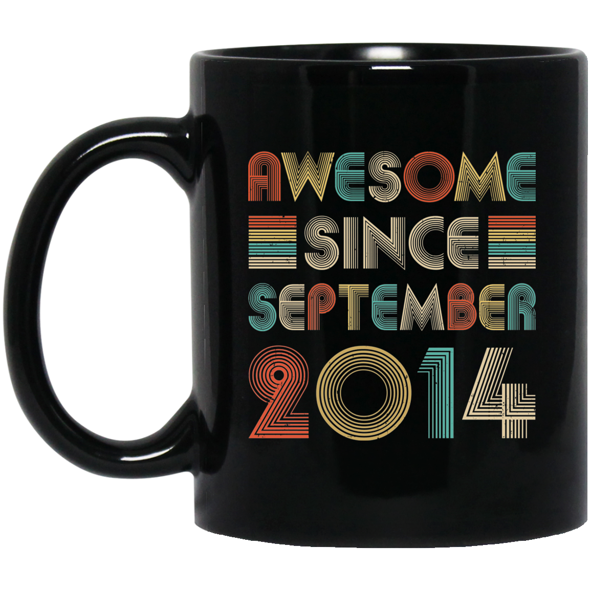 Awesome Since September 2014 Vintage 8th Birthday Gifts Mug