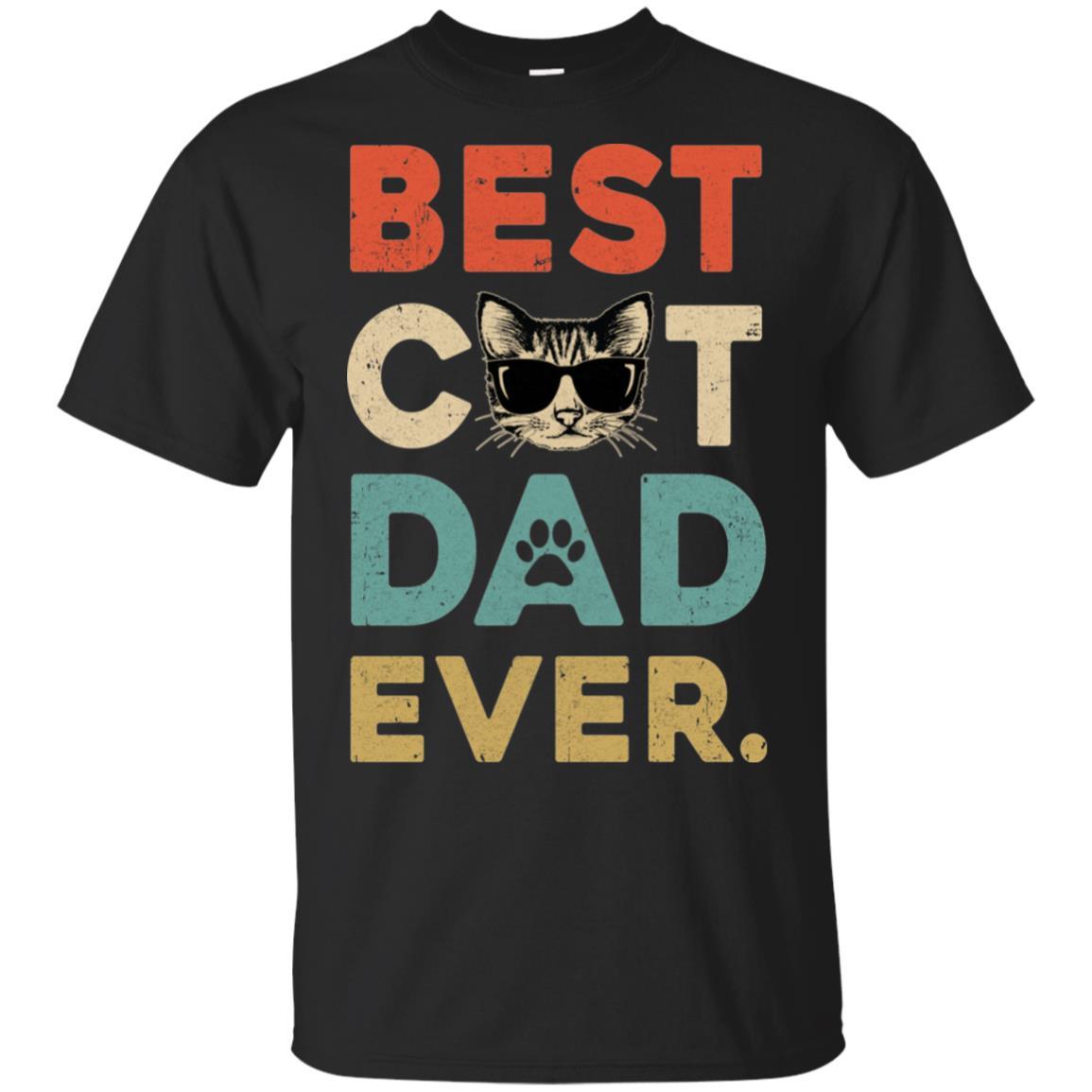 Vintage Best Cat Dad Ever Cat Daddy Gift