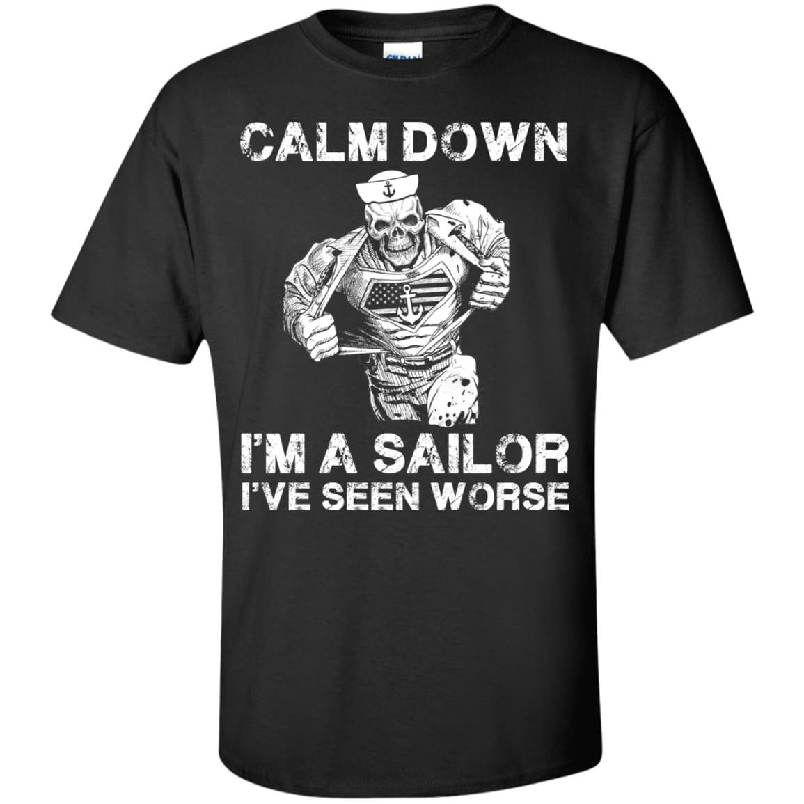 CALM DOWN - IM A SAILOR-T-Shirt & Hoodie-Classic T-Shirt-Black