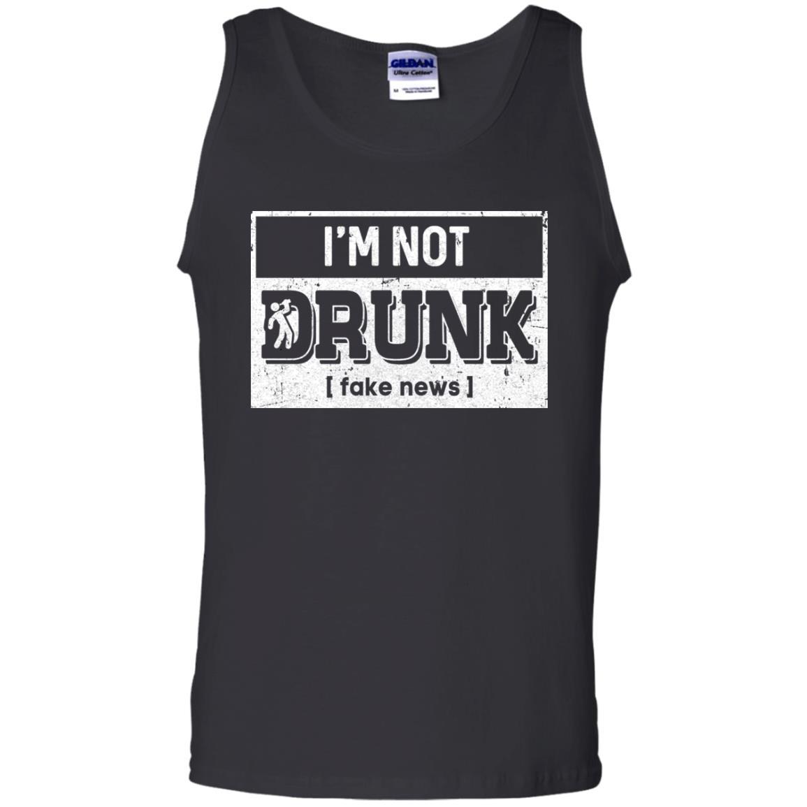 I'm Not Drunk Fake New St Patricks Day Drinking-T-Shirt & Hoodie-Unisex Tank-Black