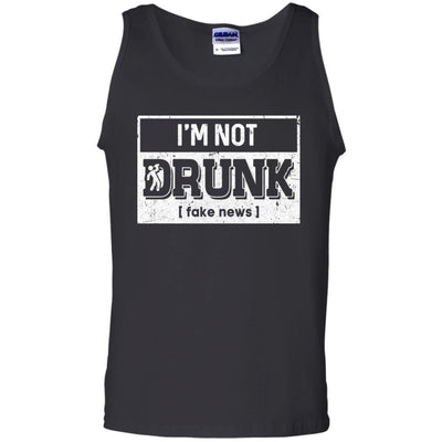 I'm Not Drunk Fake New St Patricks Day Drinking-T-Shirt & Hoodie-Unisex Tank-Black
