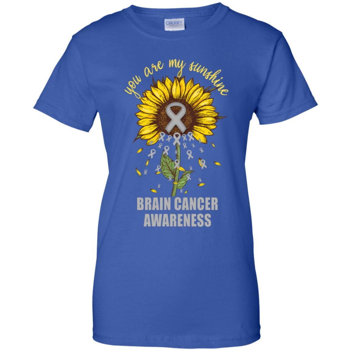 You Are My Sunshine Brain Cancer Awareness-T-Shirt & Hoodie-Women's T-Shirt-Royal