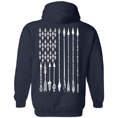 Archery Arrow Flag-T-Shirt & Hoodie-Pullover Hoodie-Navy