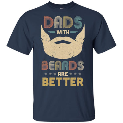 Vintage Dads With Beards Are Better Father's Day Gifts-T-Shirt & Hoodie-Classic T-Shirt-Navy