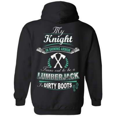 Turns out to be a LUMBERJACK In Dirty Boots-T-Shirt & Hoodie-Pullover Hoodie-Black
