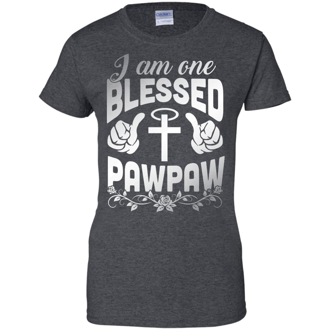 I Am One Blessed Pawpaw-T-Shirt & Hoodie-Women's T-Shirt-Dark Heather