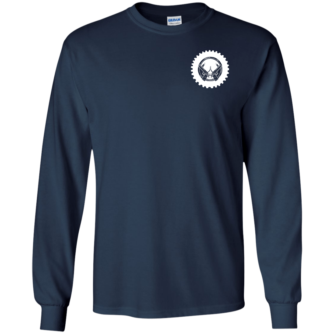 I Love Guns Titties Motorcycles-T-Shirt & Hoodie-Long Sleeve T-Shirt-Navy