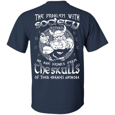 The Problem With Society-T-Shirt & Hoodie-Classic T-Shirt-Navy