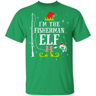 I'm The Fisherman Elf Matching Funny Fishing Christmas Xmas-T-Shirt & Sweatshirt-Classic T-Shirt-Irish Green