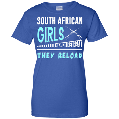 South African Girls Never Retreat They Reload-T-Shirt & Hoodie-Women's T-Shirt-Royal
