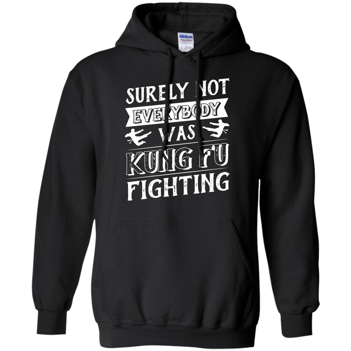 Surely Not Everybody Was Kung Fu Fighting-T-Shirt & Hoodie-Pullover Hoodie-Black