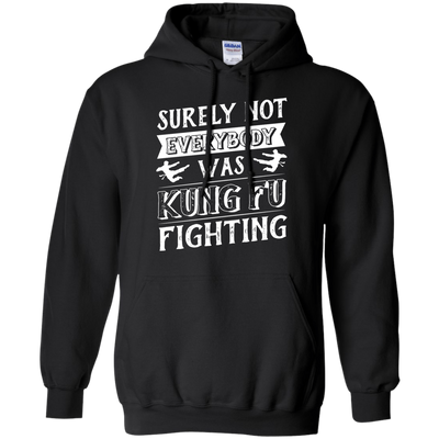 Surely Not Everybody Was Kung Fu Fighting-T-Shirt & Hoodie-Pullover Hoodie-Black