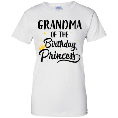 Grandma Of The Birthday Princess Matching Family Party-T-Shirt & Hoodie-Women's T-Shirt-White