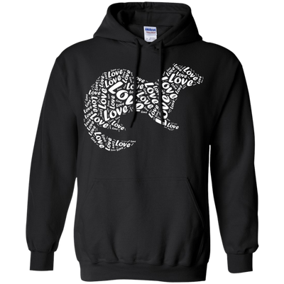 I Love Ferret-T-Shirt & Hoodie-Pullover Hoodie-Black