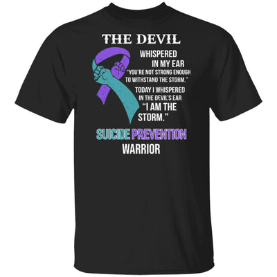 I Am The Storm Support Suicide Prevention Awareness-T-Shirt & Hoodie-Classic T-Shirt-Black