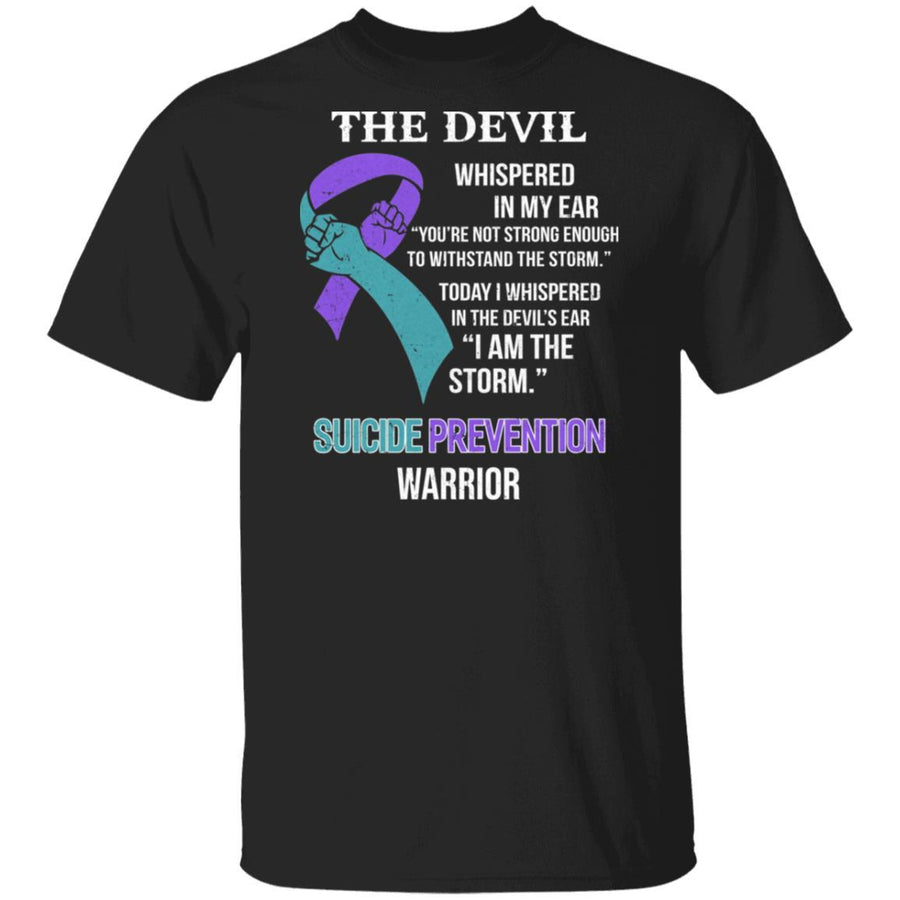 I Am The Storm Support Suicide Prevention Awareness-T-Shirt & Hoodie-Classic T-Shirt-Black