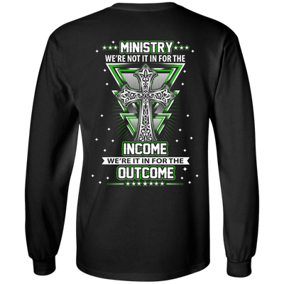 Ministy In It For The Outcome-T-Shirt & Hoodie-Long Sleeve T-Shirt-Black