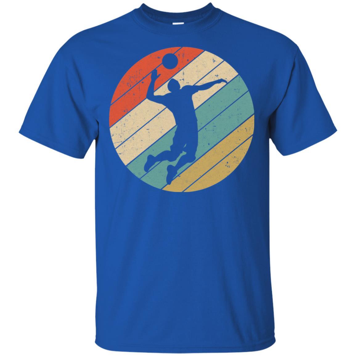 Retro Vintage Volleyball Gifts-T-Shirt & Tank Top-Classic T-Shirt-Royal