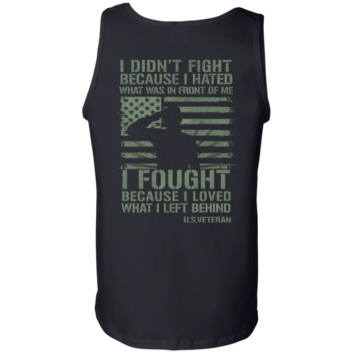 US Veteran Affairs-T-Shirt & Hoodie-Unisex Tank-Black
