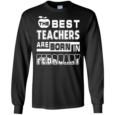 The Best Teachers Are Born In January-T-Shirt & Hoodie-Long Sleeve T-Shirt-Black
