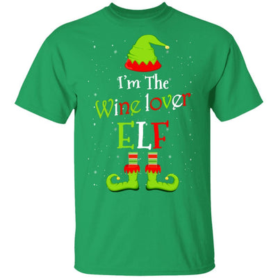 I'm The Wine Lover Elf Family Matching Funny Christmas Group Gift-T-Shirt & Sweatshirt-Classic T-Shirt-Irish Green
