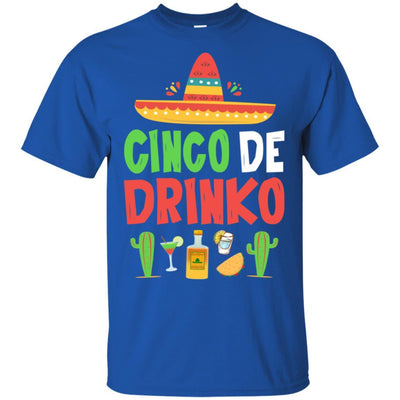 Cinco De Mayo Funny Mexican Cinco De Drinko-T-Shirt & Hoodie-Classic T-Shirt-Royal
