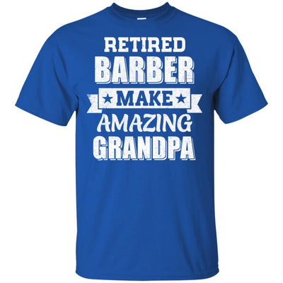 Funny Retired Barber Make Amazing Grandpa Gifts-T-Shirt & Hoodie-Classic T-Shirt-Royal