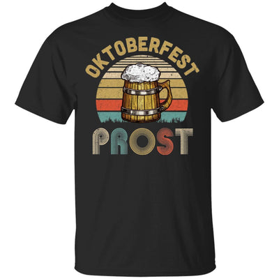 Vintage Oktoberfest Prost Drinking Beer-T-Shirt & Hoodie-Classic T-Shirt-Black