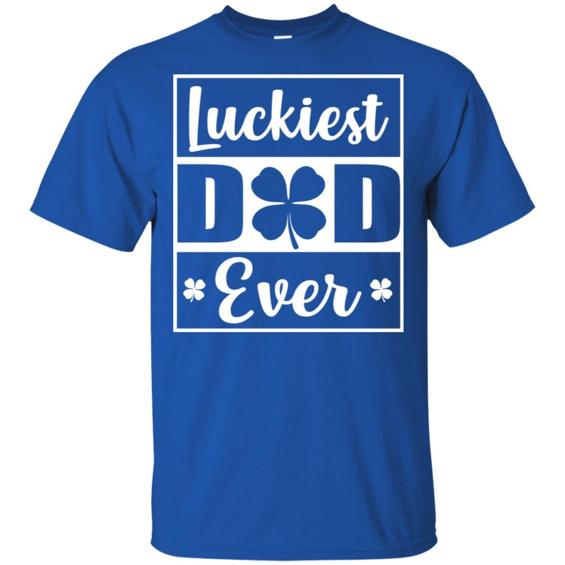 Luckiest Dad Ever St Patricks Day-T-Shirt & Hoodie-Classic T-Shirt-Royal